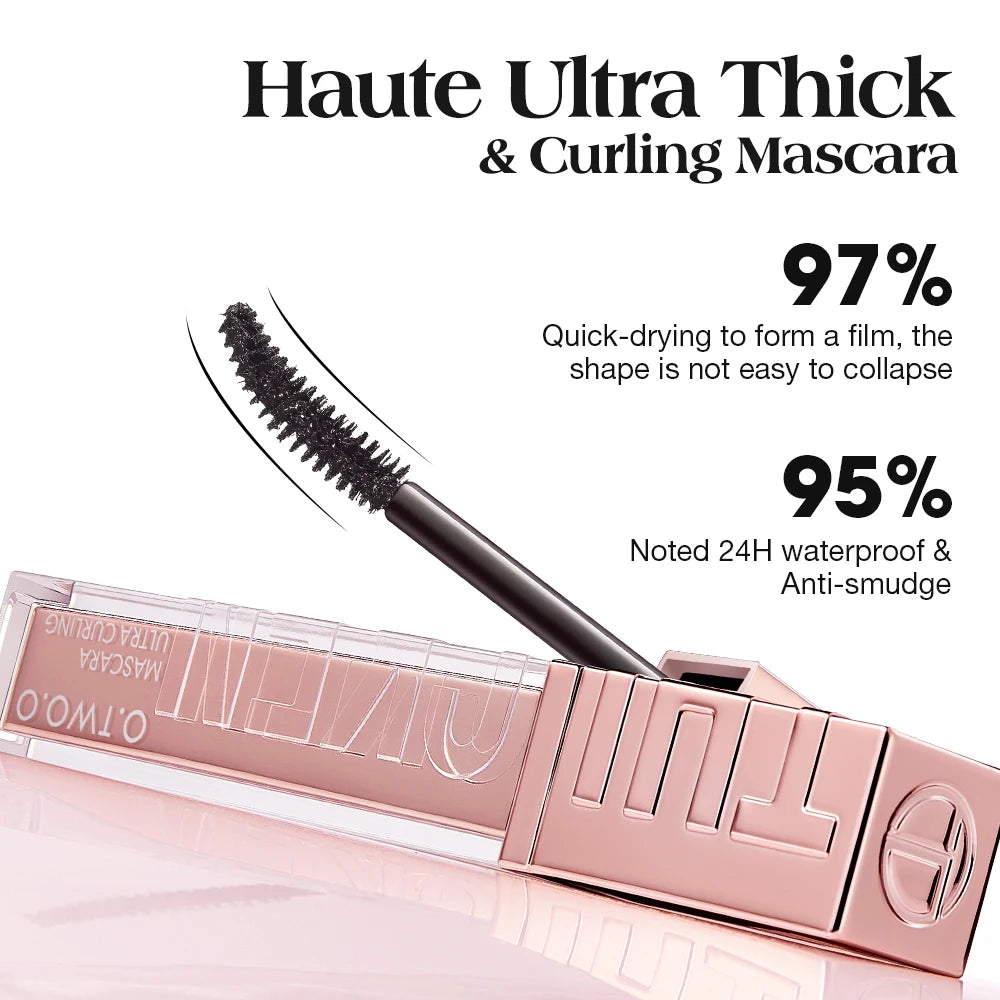 O.TWO.O 5D Mascara Eyelash Extension Volumizing Long-Wearing Smudge-Proof Thick Quick-drying Waterproof Black Mascara Eye Makeup
