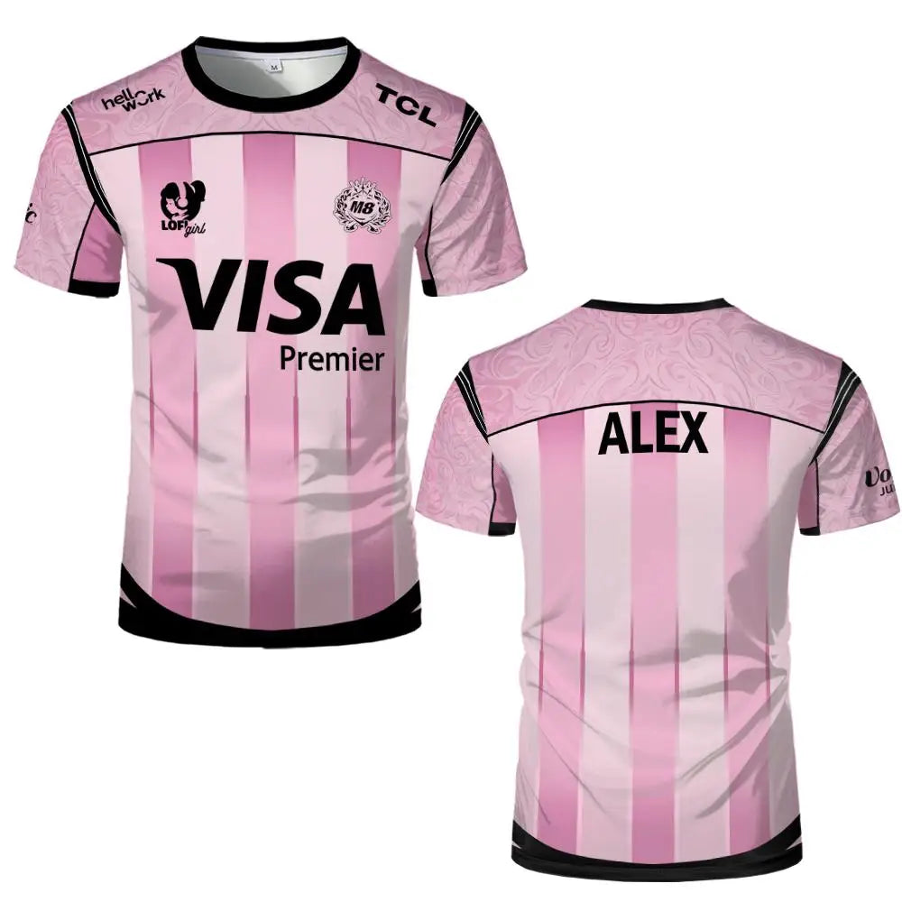2026 New Gentle Mates Esports Jersey M8 Team Men's Sports Breathable Quick-Drying Uniform Unisex Streetwear Short-Sleeve T-Shirt