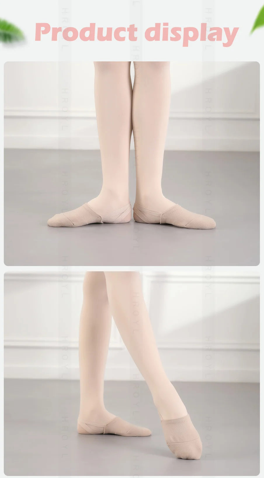 Girls Rhythmic Gymnastics Shoes Women Adult Children Half Sole Jazz Ballet Dance Shoes Half Toe Shoes Woman Belly Dancing Shoes