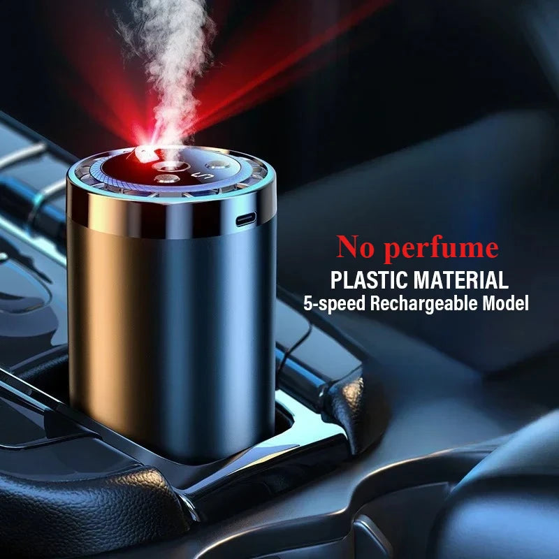 5 Modes Car Mounted Perfume Aromatherapy Automatic Spray Odor Removal Aluminum Alloy Colorful Atmosphere Light Star Ceiling