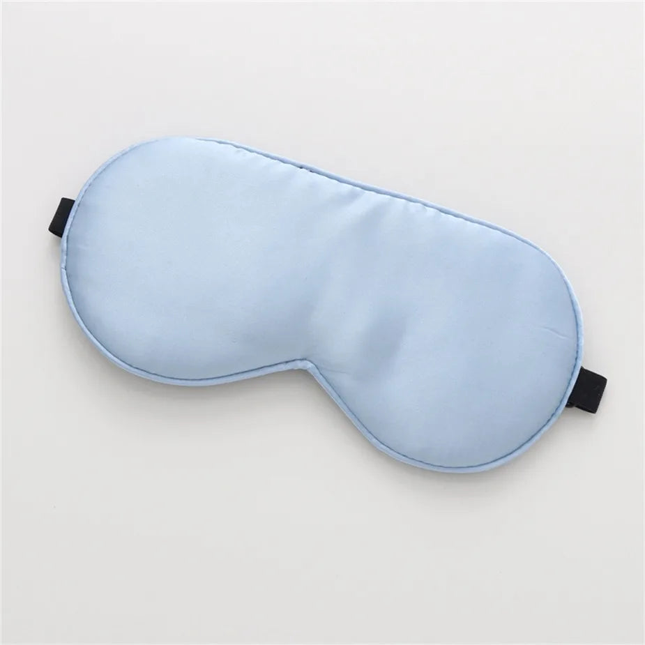 Silk Sleep Mask 100% Real Natural Pure Silk Eye Masks with Adjustable Strap for Sleeping Blocks Light Reduces Puffy Eyes Gifts