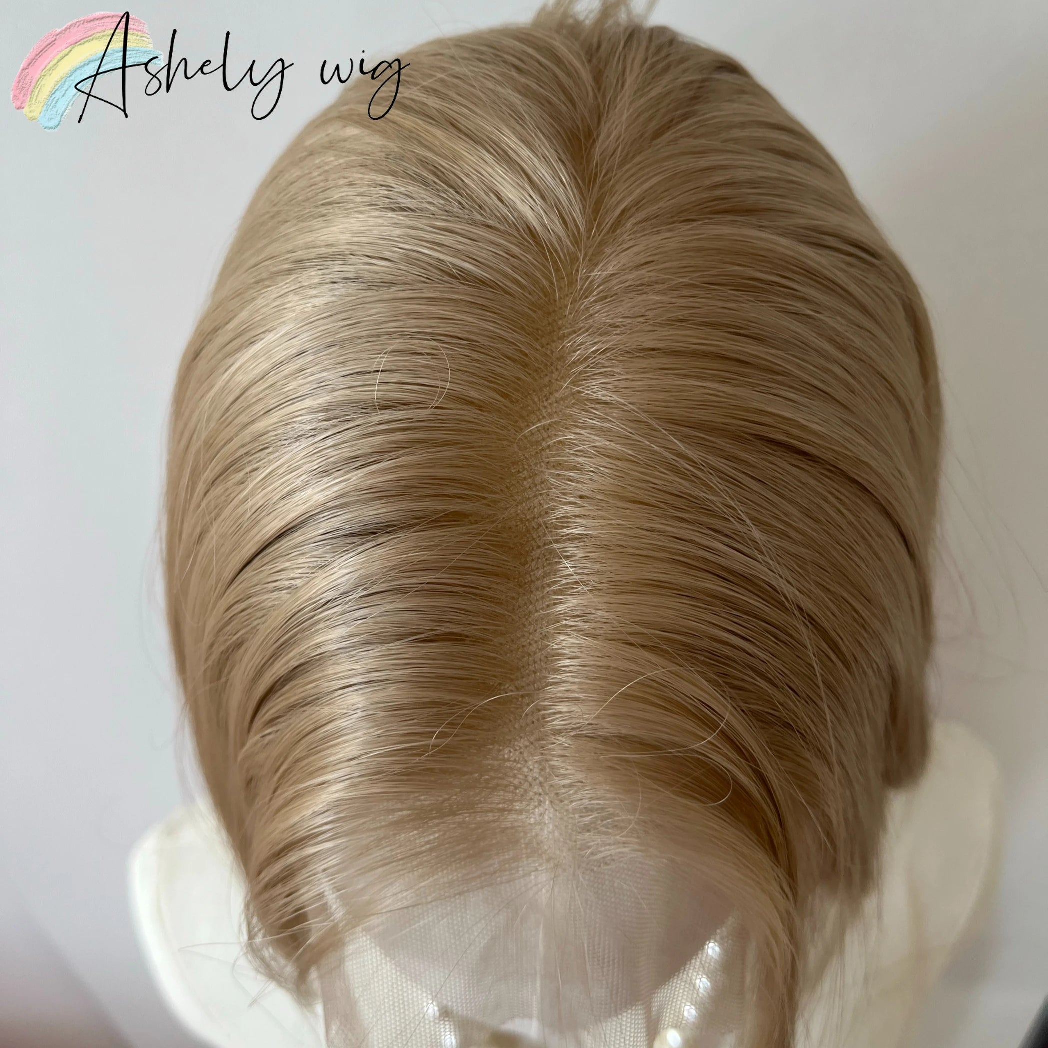 Ashely Platinum Blonde Wig 26inch 13x4 Lace Front Wig Long Straight Synthetic Lace Wigs High temperature Fibers for Cosplay