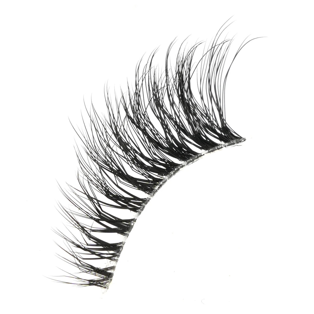 New Half Eyelashes 3/10Pairs Half Lashes Natural 3D Cat Eye Lashes Clear Stem False Eyelash Extension Makeup Faux Cils maquiagem