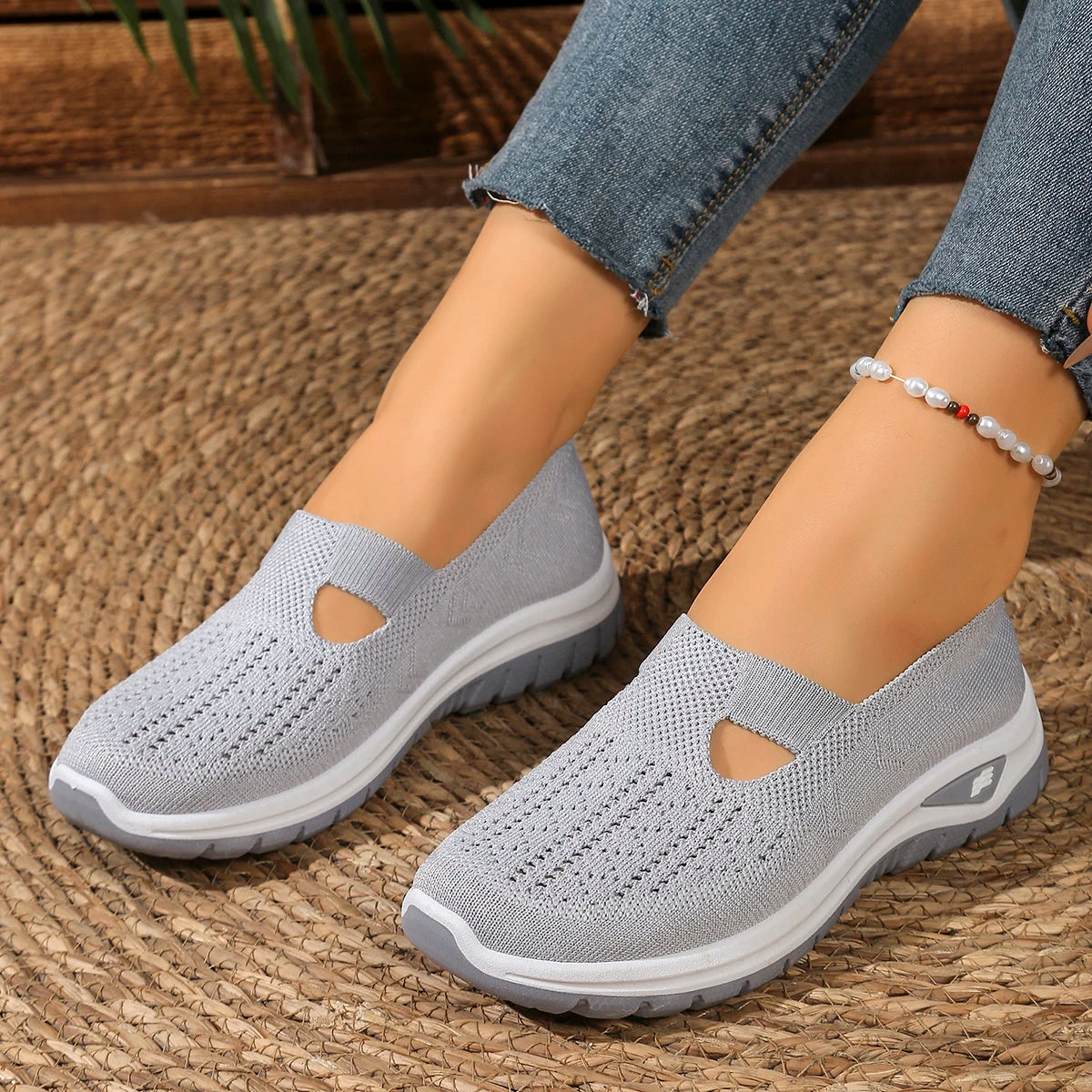 women's summer shoes - casual sneaker, Non-slip sole design, fly-woven upper is more skin-friendly sale shoes with free shipping