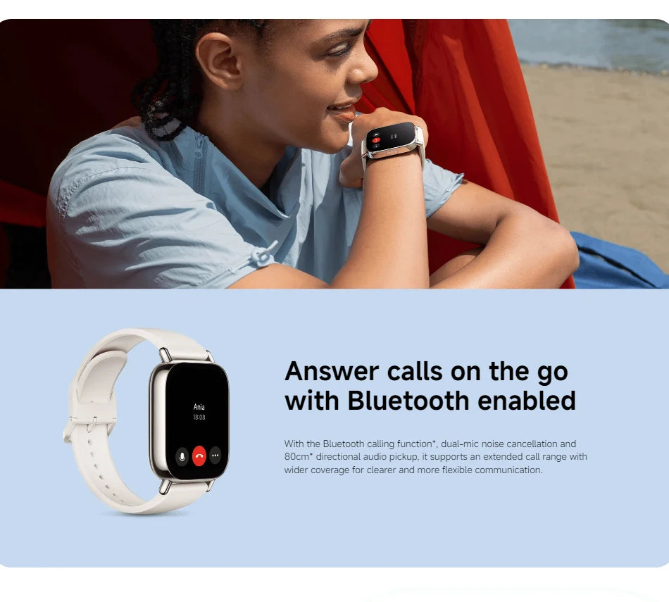 Xiaomi Redmi Watch 5 Lite Global Version 1.96'' AMOLED Screen Mi Smartwatch Bluetooth Calling GNSS 150+ Sport Modes  5ATM