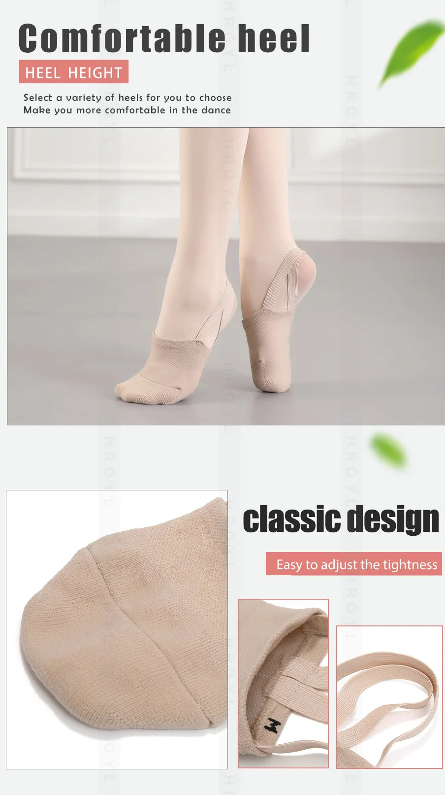 Girls Rhythmic Gymnastics Shoes Women Adult Children Half Sole Jazz Ballet Dance Shoes Half Toe Shoes Woman Belly Dancing Shoes