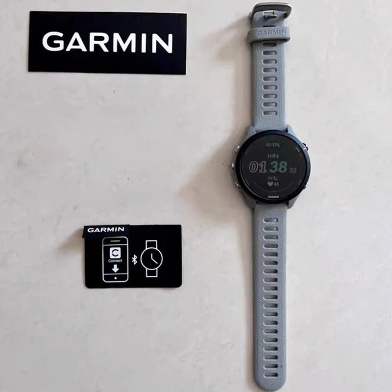 Garmin Forerunner 255 Garmin watch Garmin Sports Smartwatch 46mm 1.3'' Color Screen 14 Days Battery Life 4GB RAM NFC Bluetooth Wifi 5ATM Waterproof