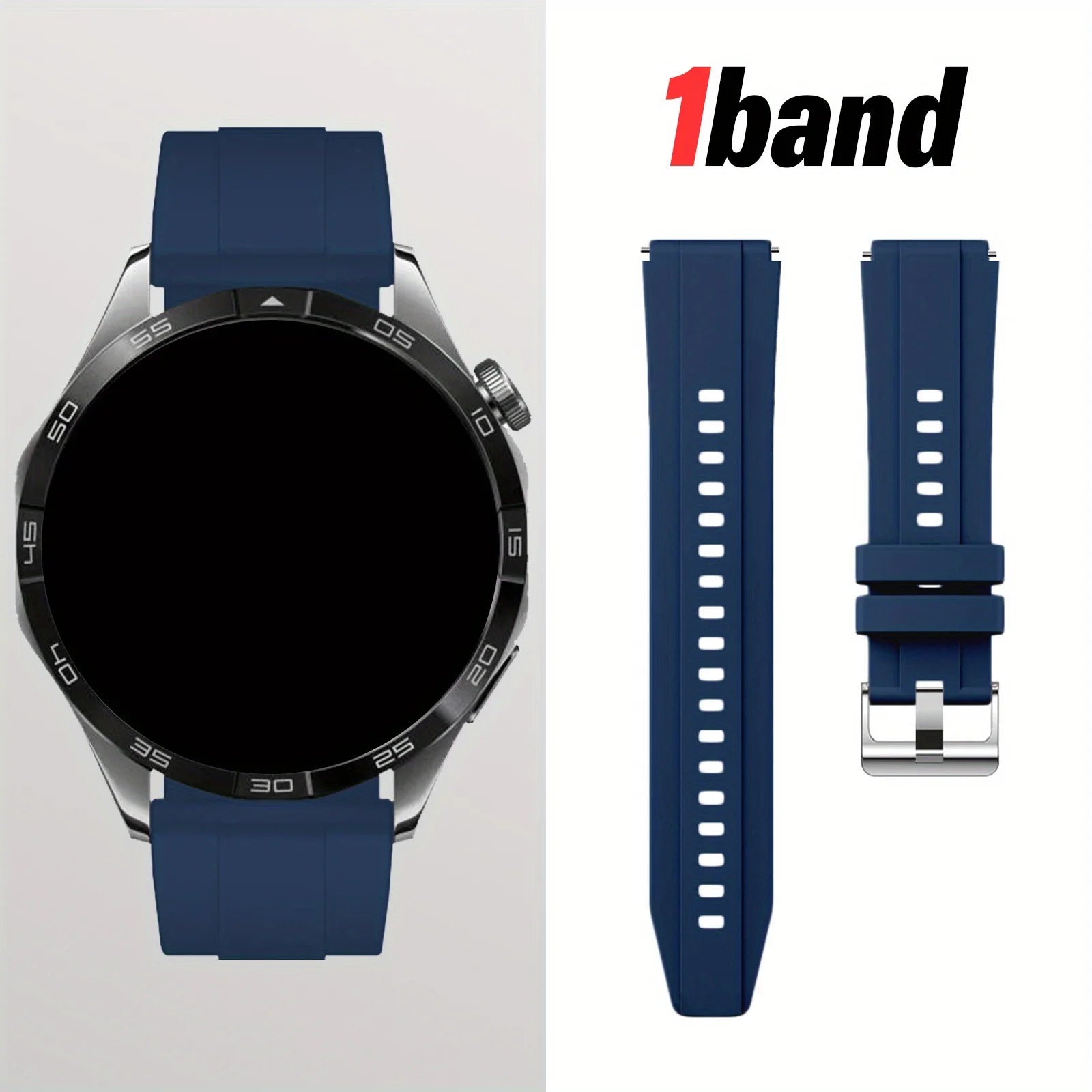 18/22mm Quick-Release Strap for Huawei Watch GT4, Soft Expandable Multi-Color, Minimalist Durable Smartwatch Accessory