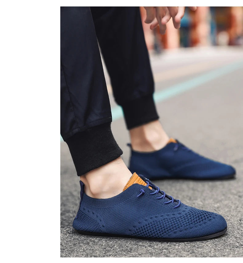 YRZL Men's Shoes Breathable Casual Driving Shoes Indoor Outdoor Men Shoes Loafers Lightweight Comfortable Soft Sole Walking Shoe