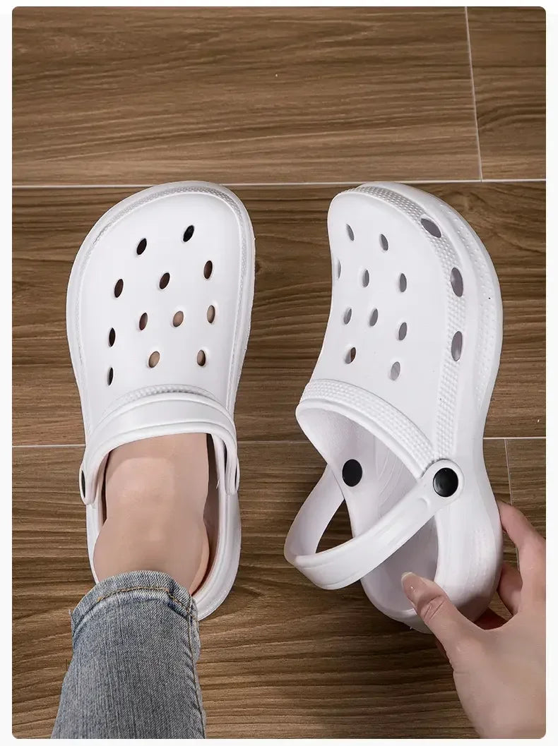 Summer Men Clogs Sandals Men's and Women's Leisure Slippers Beach Slides Home Garden Shoes Outdoor Sandals Plus Size 46 47 48