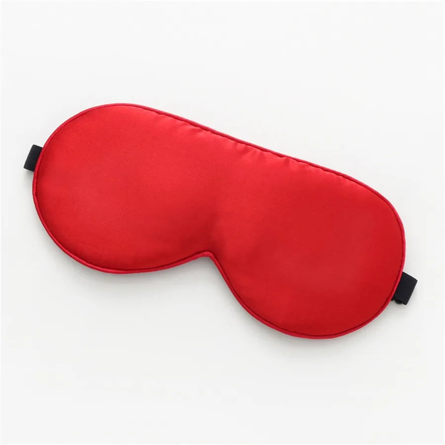 Silk Sleep Mask 100% Real Natural Pure Silk Eye Masks with Adjustable Strap for Sleeping Blocks Light Reduces Puffy Eyes Gifts
