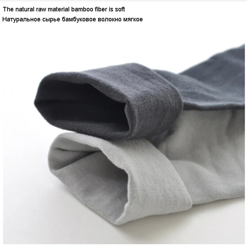 10Pairs/Lot Men Bamboo Socks Brand Comfortable Breathable Casual Business Men's Crew Socks High Quality Guarantee Sox Male Gift