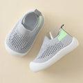 Breathable Knit Mesh Walking Shoes for Kids Spring Summer Soft Sole Anti-Collision Unisex Pastel Casual Sneakers Toddlers 1-3Y