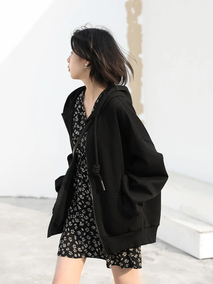 CHIC VEN New Women Dresses Long Sleeved Retro V-neck Black Floral Female Dress Elastic Waisted Lace Up Spring Summer 2026