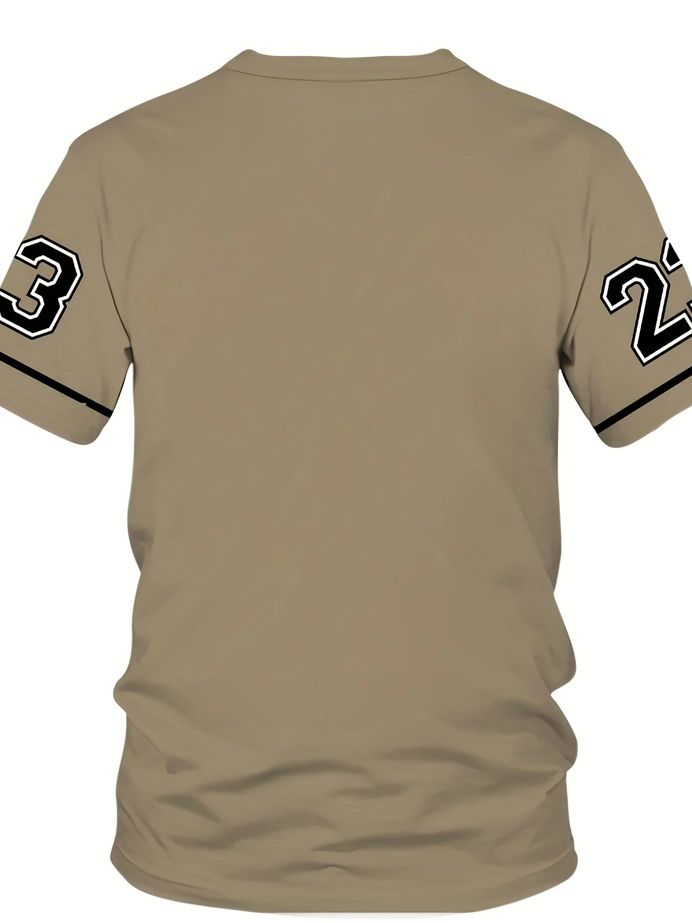 New 3D Digital 23 digital print sporty casual fashionable soft comfortable and lightweight men's T-shirt for summer 2025