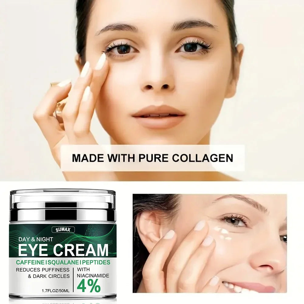 Nicotinamide Eyes Cream Dark Circles Remove Eye Bags Under  Hyaluronic Acid Moisturizing Serum Against Puffiness Eye Care Gel