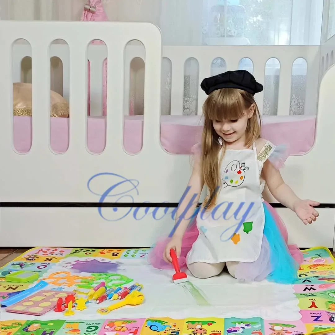 Oversized Magical Water Canvas pens Montessori Toys Learning Blanket Writing  Drawing Repeated Graffiti Painting  toy