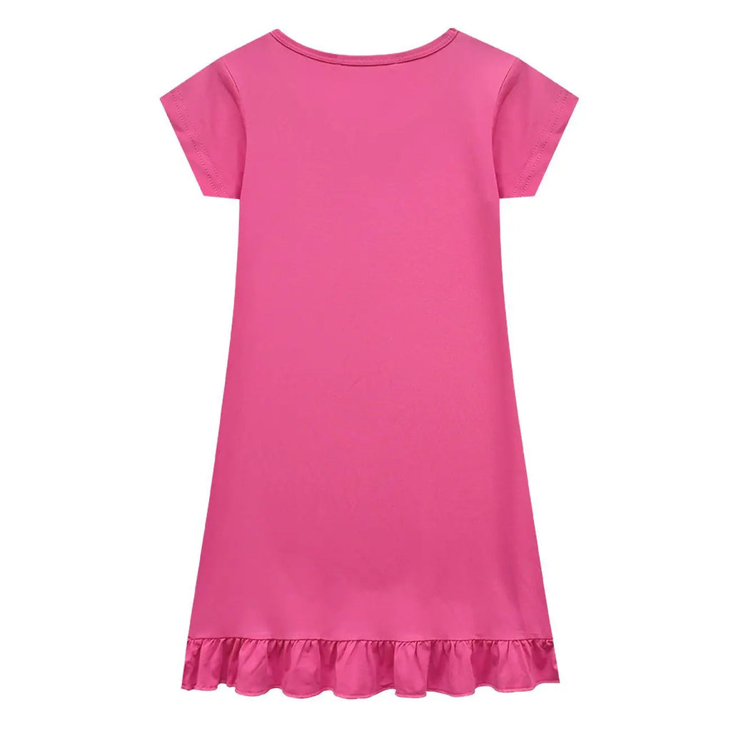 Rainbow Capybara Party Dress for Baby Girl Wedding Dress Our Beloved Baby Fashion for Babies Checkered Children Dresses Coming