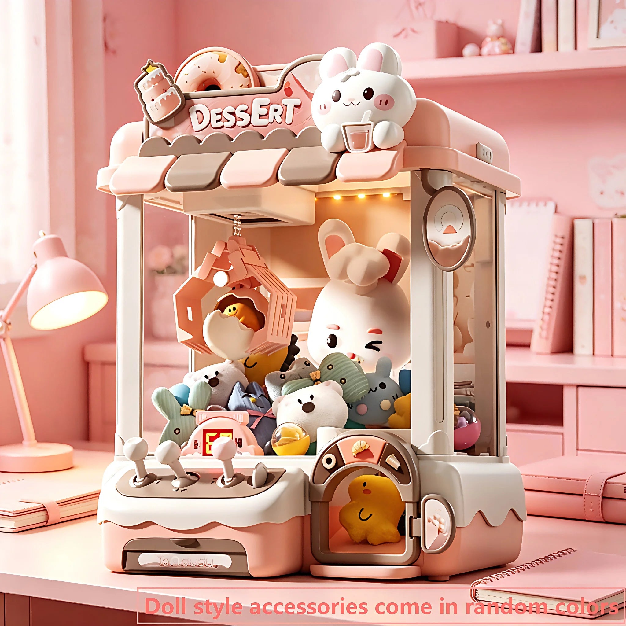 New Home Doll Grabbing Machine Large Children's Toy Clip Doll Small Twisted Egg Girl Holiday Gift