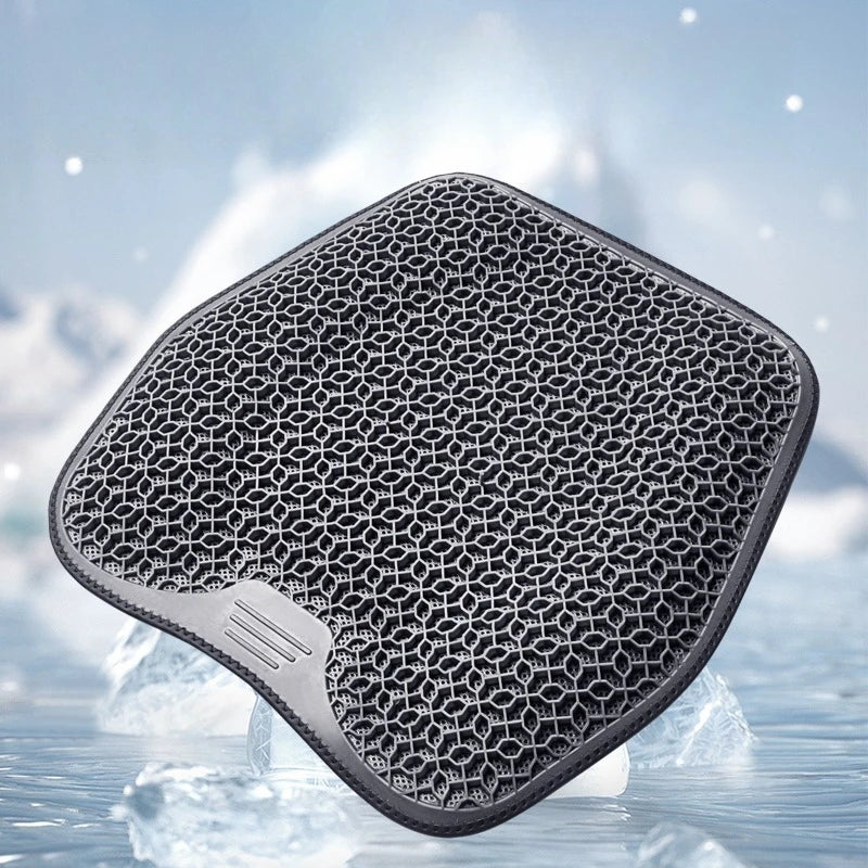 Honeycomb Design Gel Cushion Breathable, Soft and Easy to Clean Provides Comfortable Support Elastic Gel Car Seat Cushion