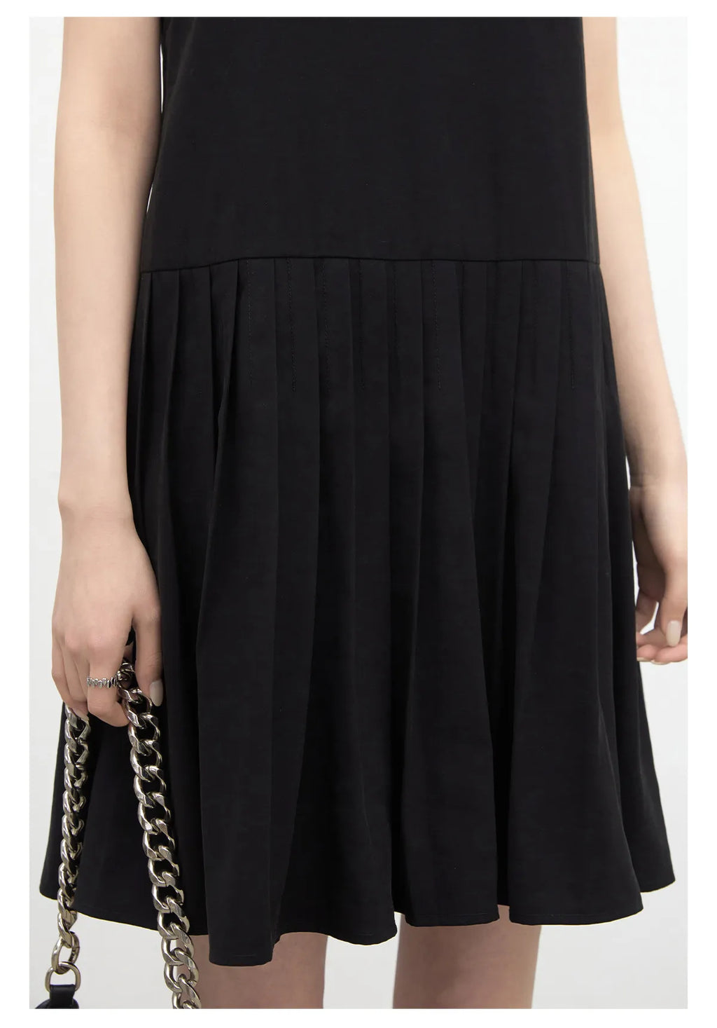 CHIC VEN Fashion Women Dresses Solid A Line Loose Casual V-neck Sleeveless Female Dress Mid-length Spring Summer 2026
