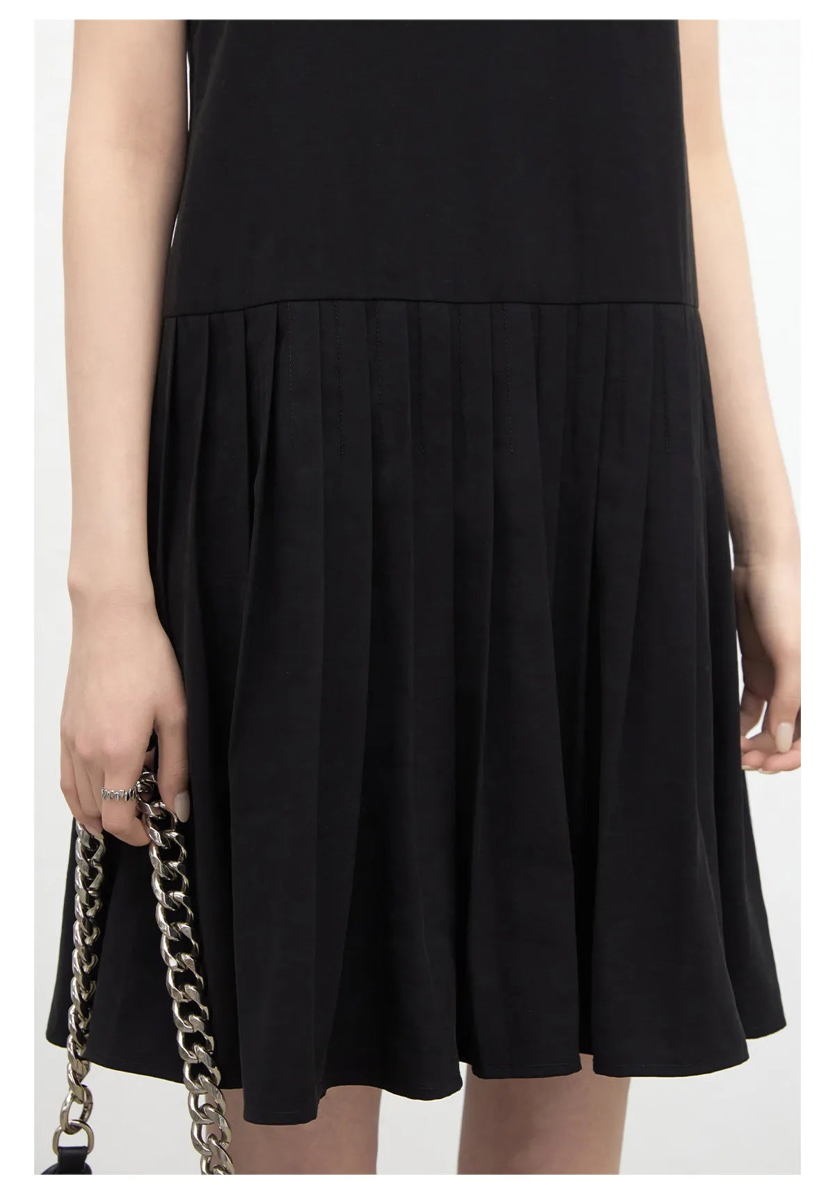 CHIC VEN Fashion Women Dresses Solid A Line Loose Casual V-neck Sleeveless Female Dress Mid-length Spring Summer 2026
