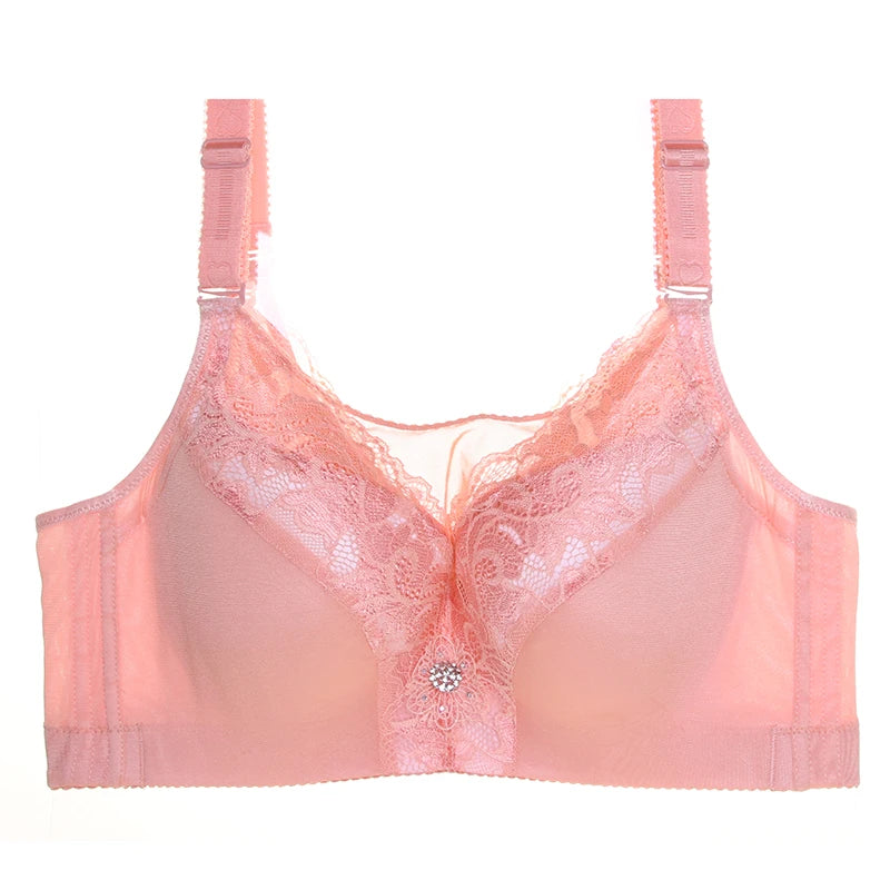 Big Size Push Up Bra 48G 50G 52G Plus Size Bralette Large Size Brassiere Female Bra Plus Size 40-52 Sexy Seamless Bras For Women