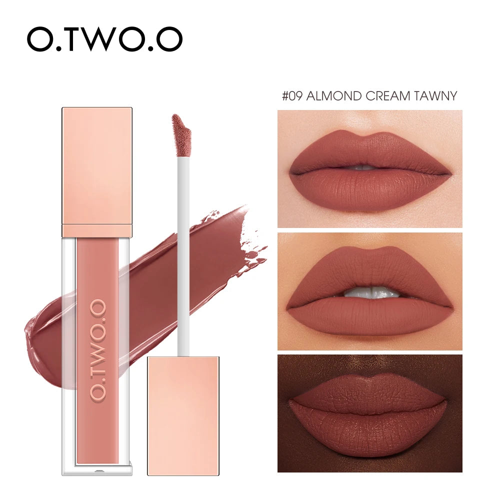 Velvet Matte Lip Gloss Tint 12 Shades Waterproof Long Lasting Nonstick Cup Liquid Lipstick Makeup Cosmetics For Women