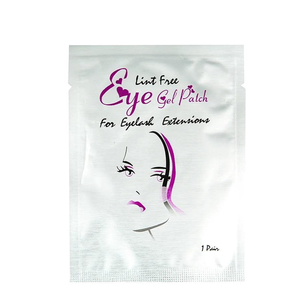 50Pairs/Lots Eyelash Extension Patch Under Eye Pads Hydrogel Patches For Extension Lint Free Stickers Eyelash patches Makeup