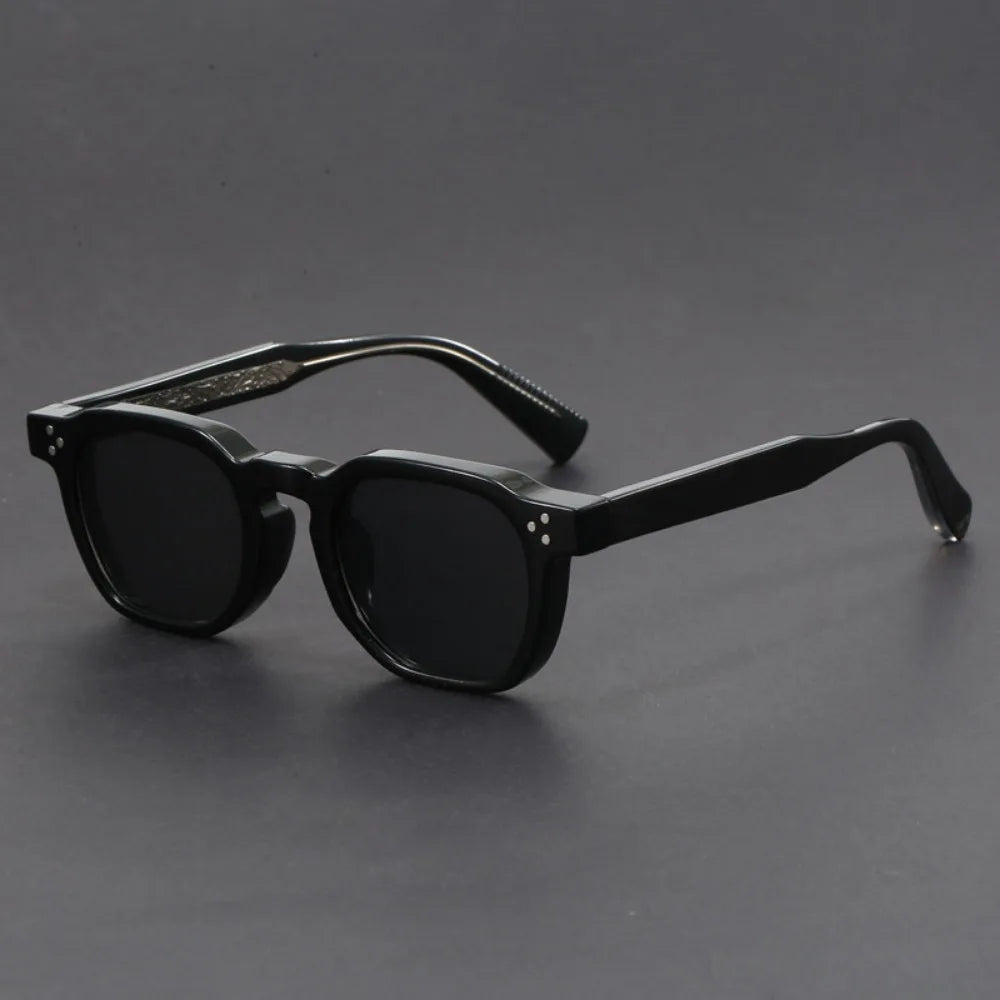 Boho Retro Polarized Sunglasses for Men Frame Polygonal Women's Sunglasses Outdoor High Quality Travel Glasses