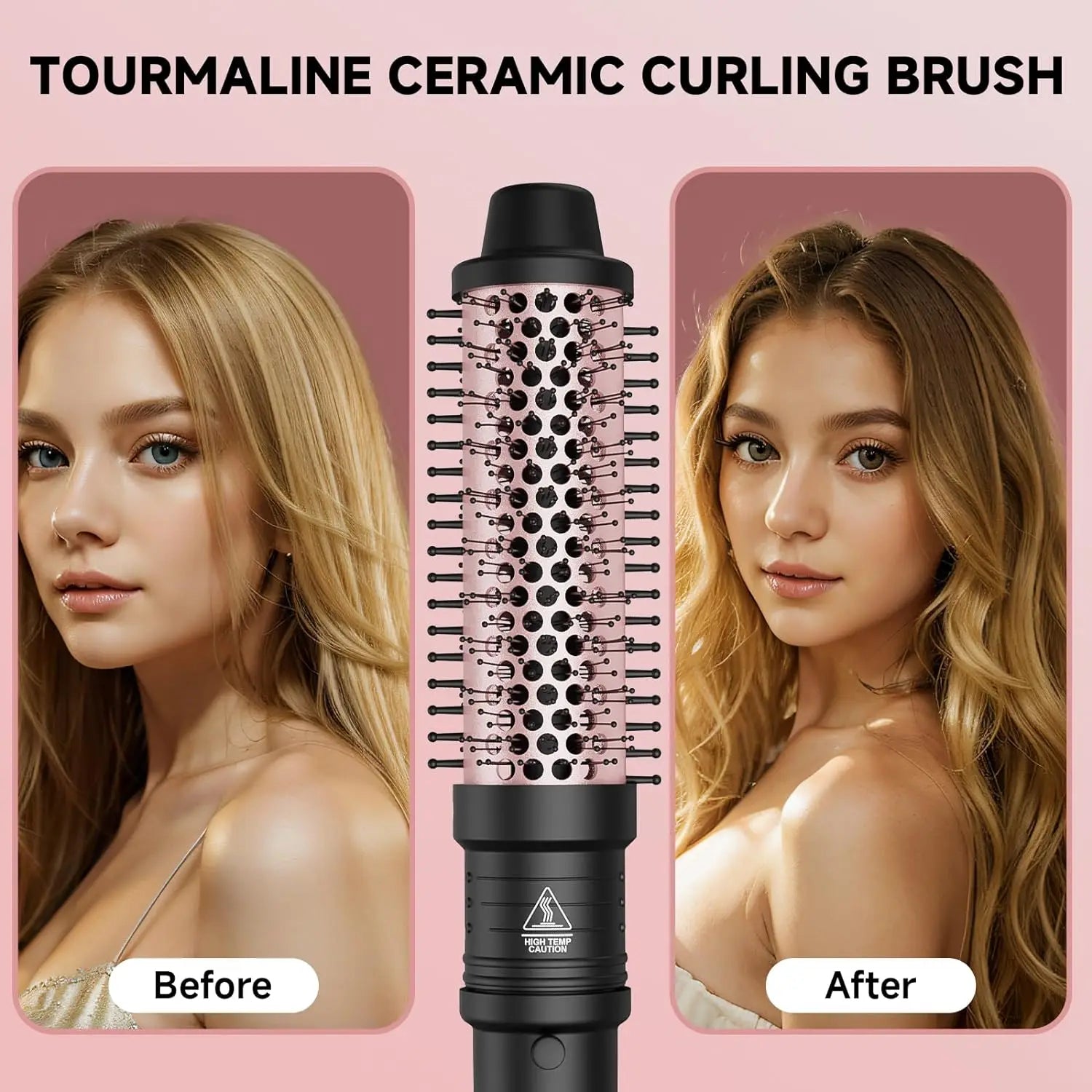 Curling Iron Set 6-in-1 Hair Curler with 3 Barrel Hair Crimper, Hair Straightener - Waver Heating Styling Tools for Women