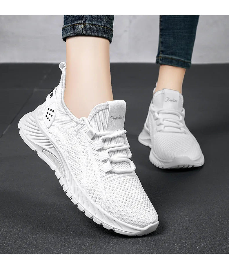 Women's Shoes Summer 2025 Casual Sneakers Breathable Mesh Lightweight Affordable Free Shipping