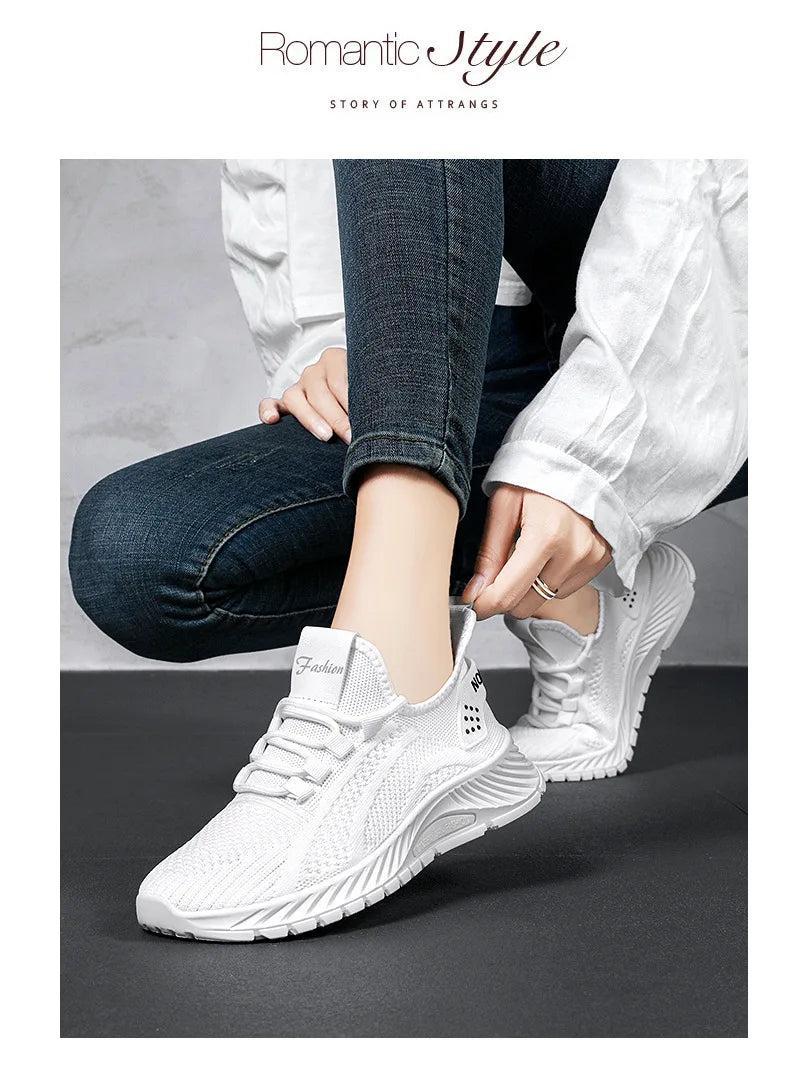 Women's Shoes Summer 2025 Casual Sneakers Breathable Mesh Lightweight Affordable Free Shipping