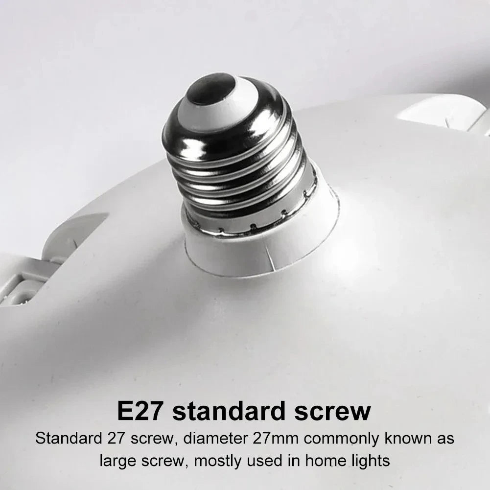 Drone Design Silent Ceiling Fan Light E27 Base Remote Controlled Dimmable 3 Color LED Ceiling Fanlight for Living Room Bedroom