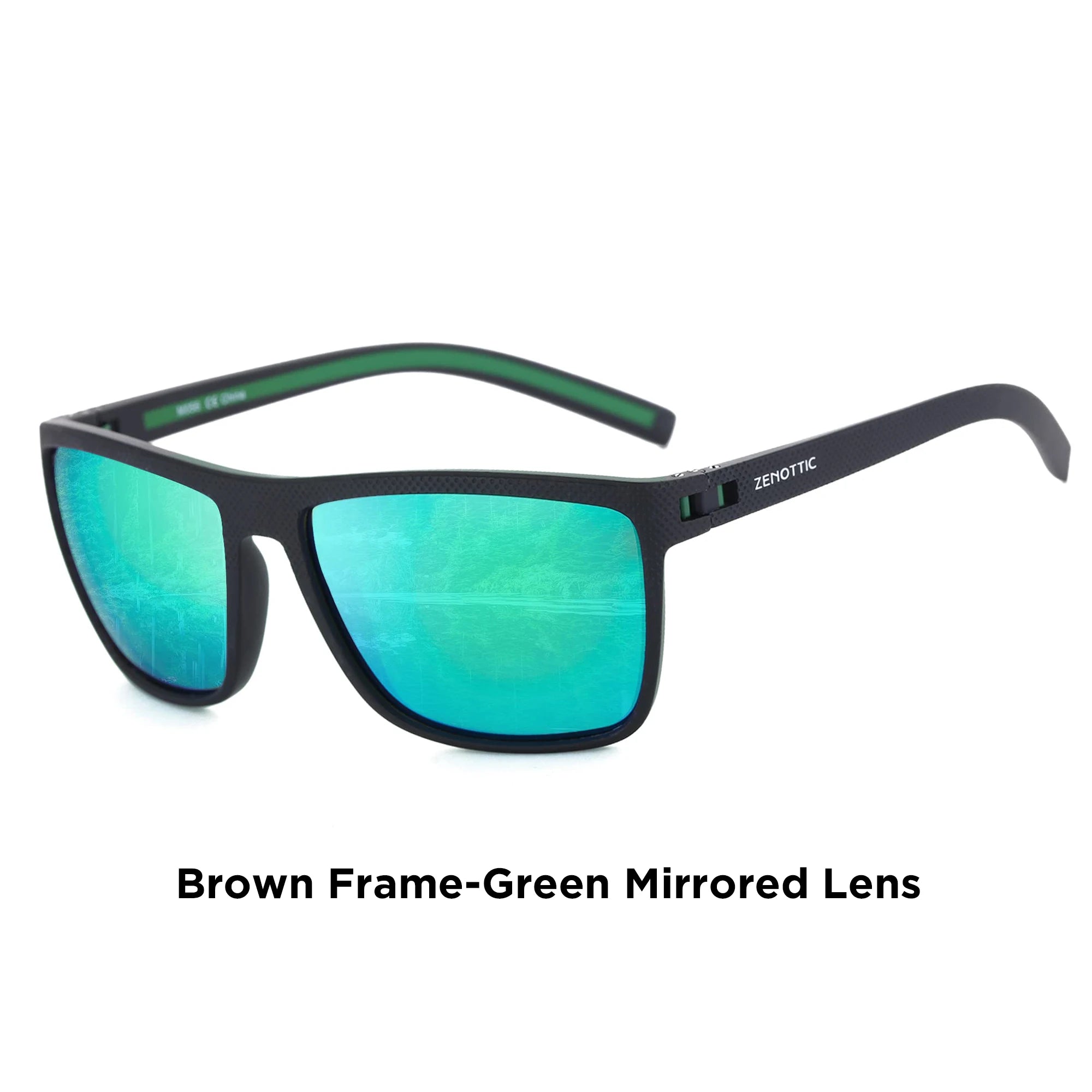 ZENOTTIC Fashion Polarized Sunglasses Shade for Women Men Lightweight TR90 Frame UV400 Protection Square Sun Glasses