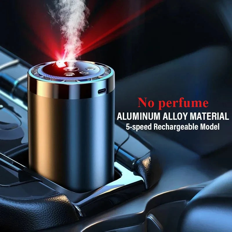5 Modes Car Mounted Perfume Aromatherapy Automatic Spray Odor Removal Aluminum Alloy Colorful Atmosphere Light Star Ceiling