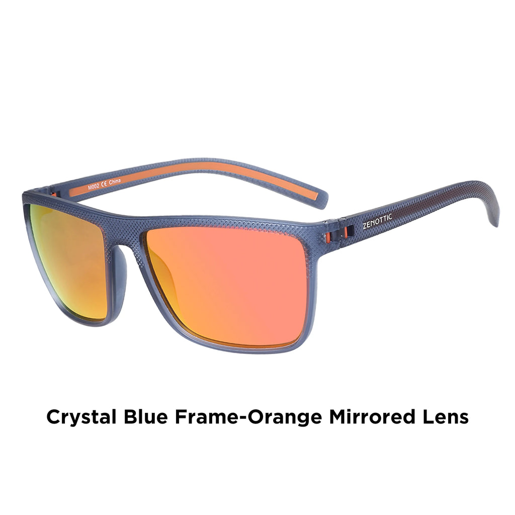 ZENOTTIC Fashion Polarized Sunglasses Shade for Women Men Lightweight TR90 Frame UV400 Protection Square Sun Glasses