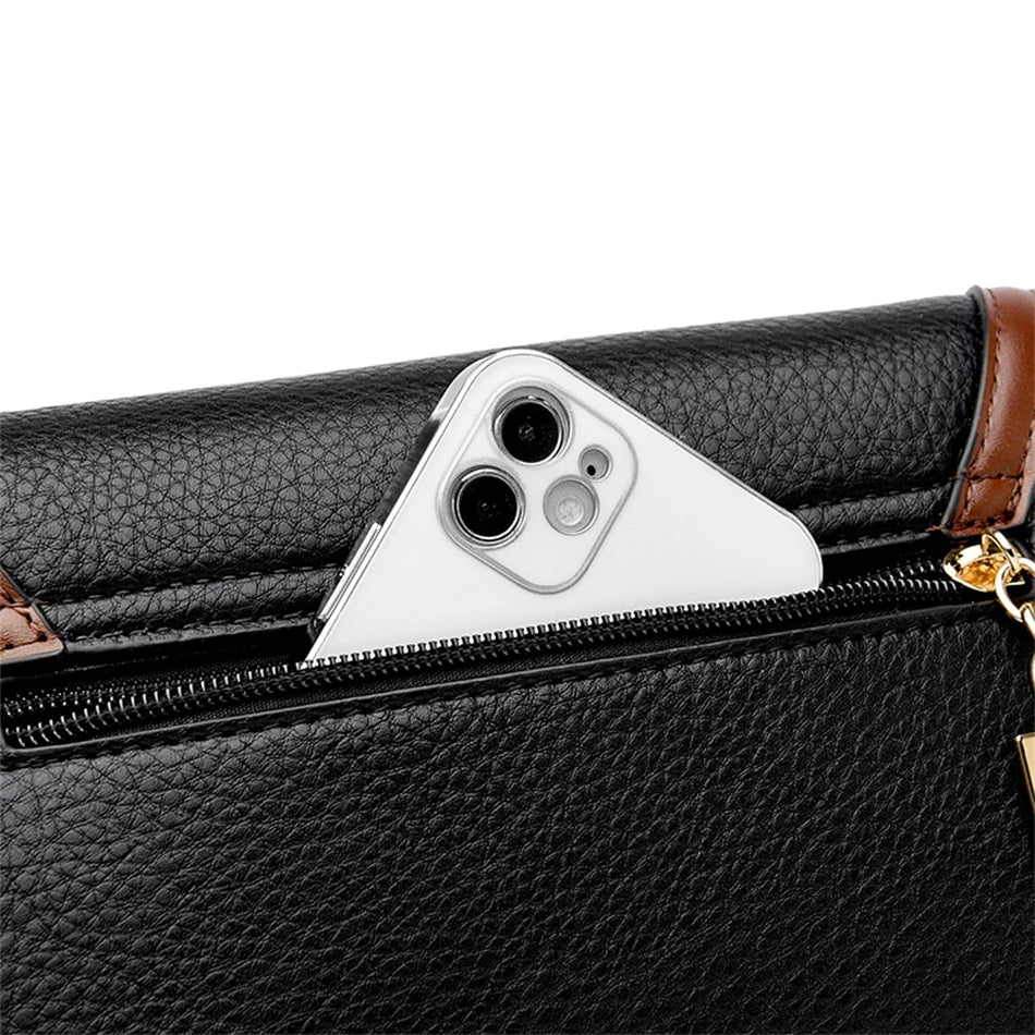 Solid Color Top Quality Leather Small Shoulder Bagsfor Women 2026 Hot Messenger Bags with StrapDesigner Crossbody Bag Sac AMain