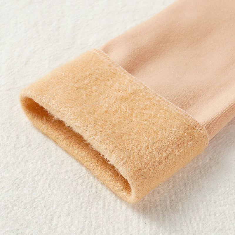 5 Pairs Women's Thick Velvet Warm Mid-tube Socks Winter Snow Socks Thermal Solid Color Home Sleep Floor Socks