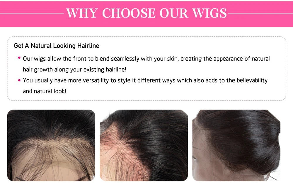 HD Transparent 13x4 13x6 Body Wave Lace Front Wig Pre Plucked 360 Lace Frontal Wig Human Hair Wigs For Women 5x5 Closure Wig