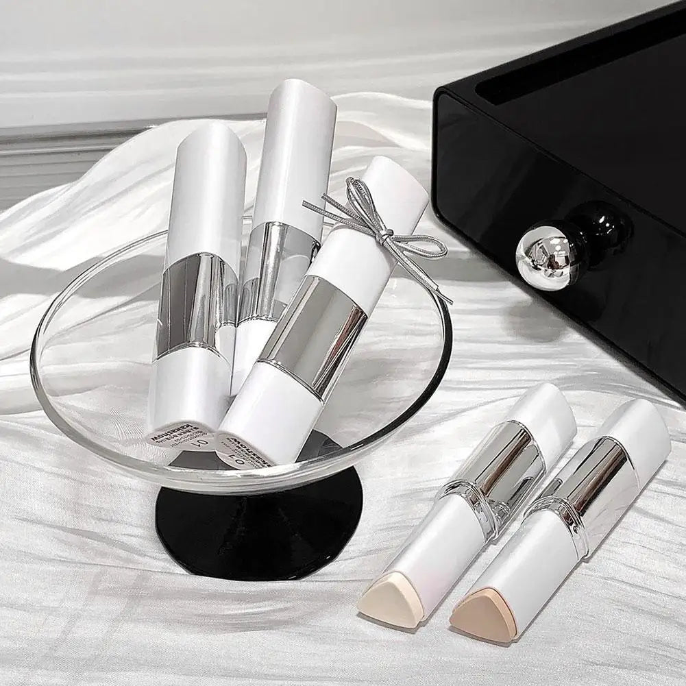Dual-ended Foundation Stick Natural Matte Ivory White Natural Color Foundation Stick Even Out Skin Tone Provides Spot Foundation
