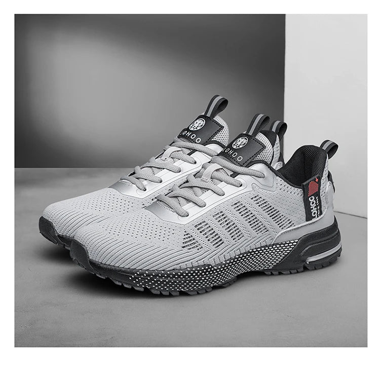 CLOHOO Mesh Upgraded Thick Bottom Foam Sports Casual Shoes Breathable Wear-Resistant Comfortable Footwear for Active Lifestyle