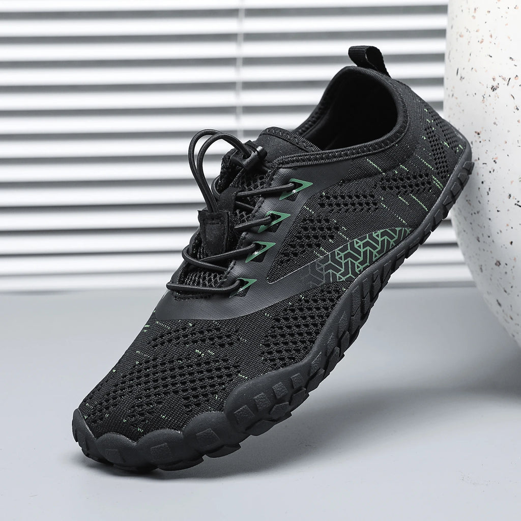 Wide Toe Zero Barefoot Shoes Mens Minimalist Water Shoes Breathable for Walking Rock Climbing Wrestling Trail Running Sneakers
