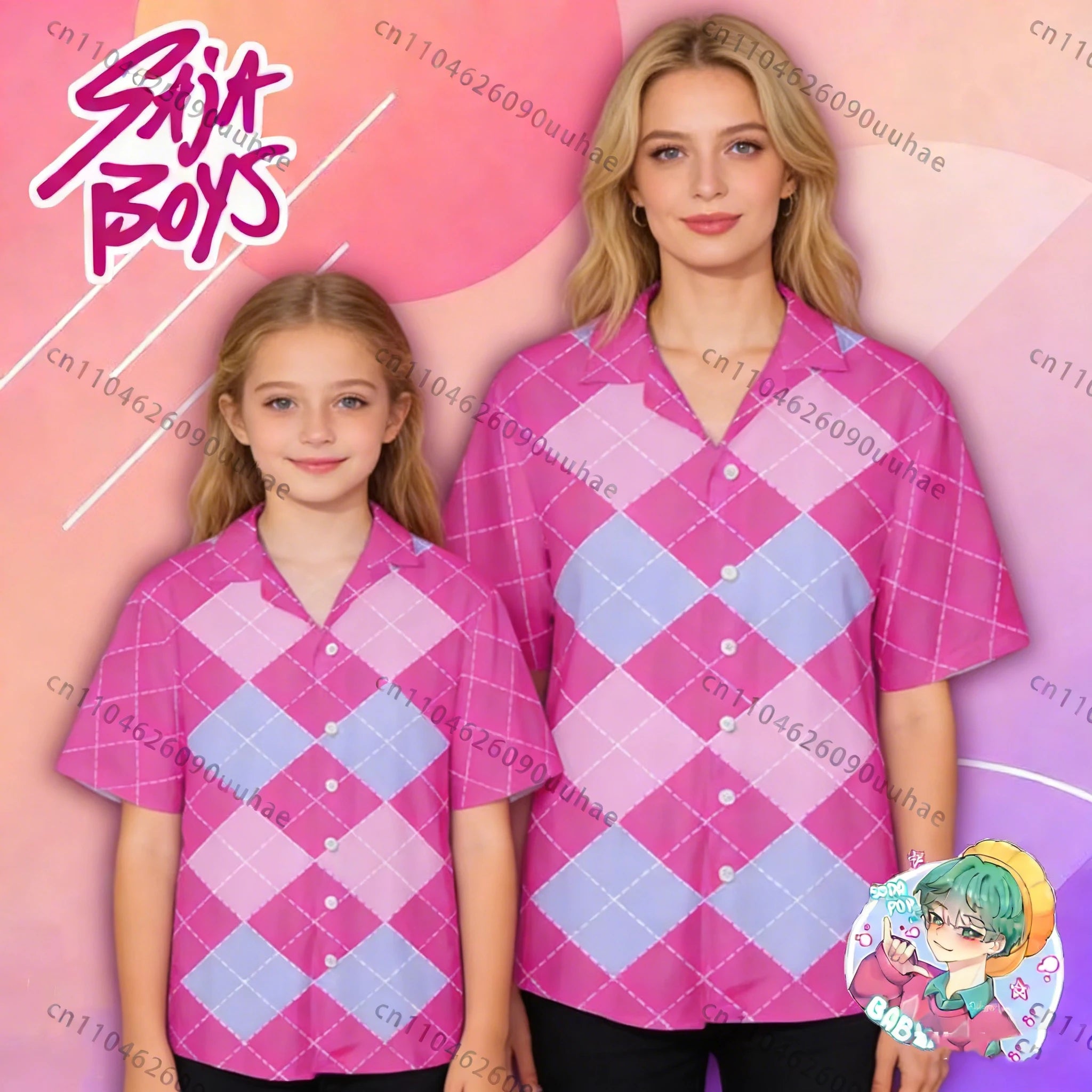 Saja Boys Hawaiian Shirt Fashion Trendy Movie Print Top Korean Streetwear Style Cosplay Outfit Shirts