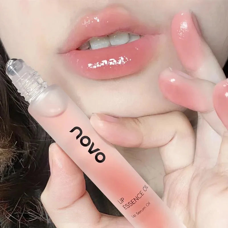 Squalane Hydrating Lip Serum & Lip Oil,Long-Lasting Moisture,Non-Greasy,Vitamin E, Nourishing Lip Care For Dry Cracked Lip Tones