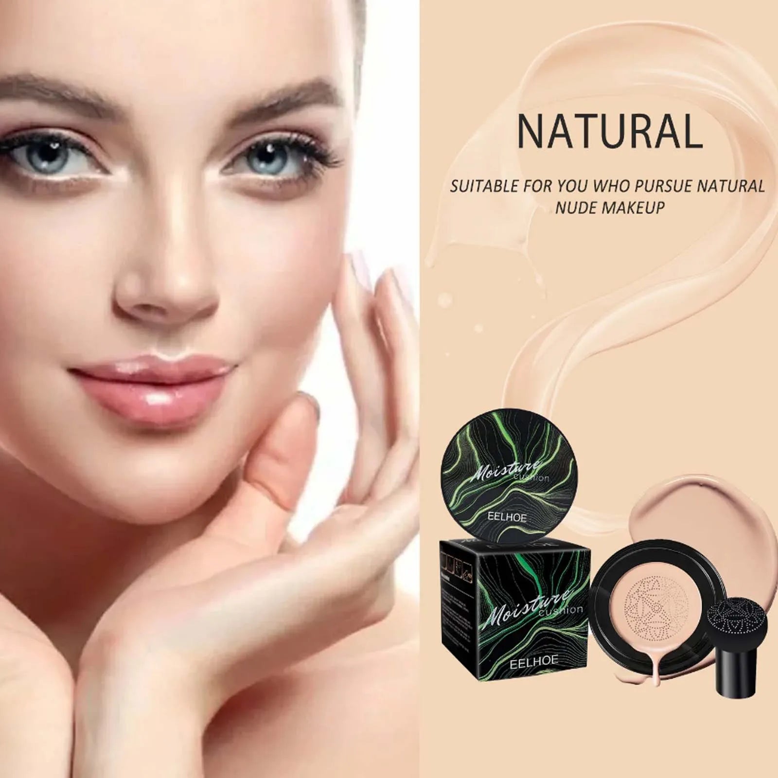 Mushroom Head Air Cushion BB Cream Magic Foundation Face Concealer Moisturizing Waterproof Brightening Makeup Base Cosmetics