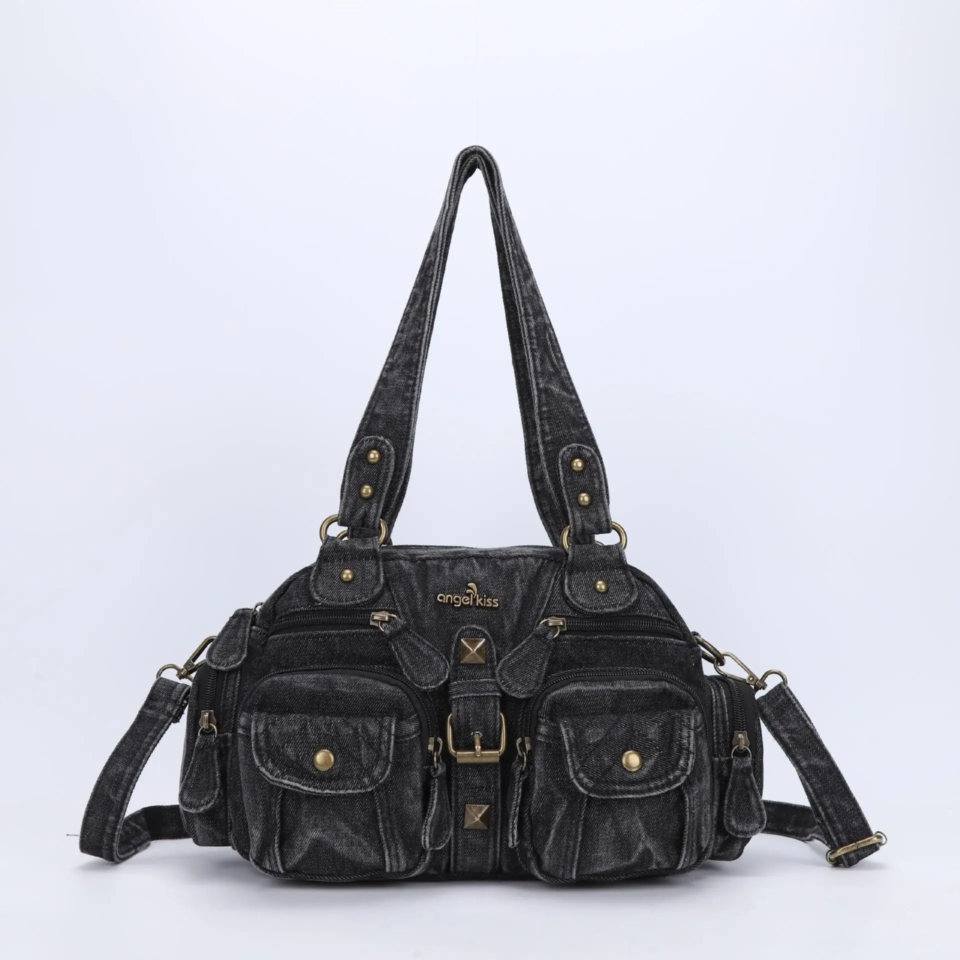 Vintage Women Handbags Satchel Top-handle Handbag PU Shoulder Bag Dumpling Pack Give Gifts Shoulder Bags Phone Money Pack