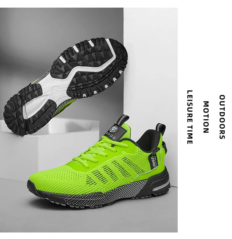 CLOHOO Mesh Upgraded Thick Bottom Foam Sports Casual Shoes Breathable Wear-Resistant Comfortable Footwear for Active Lifestyle
