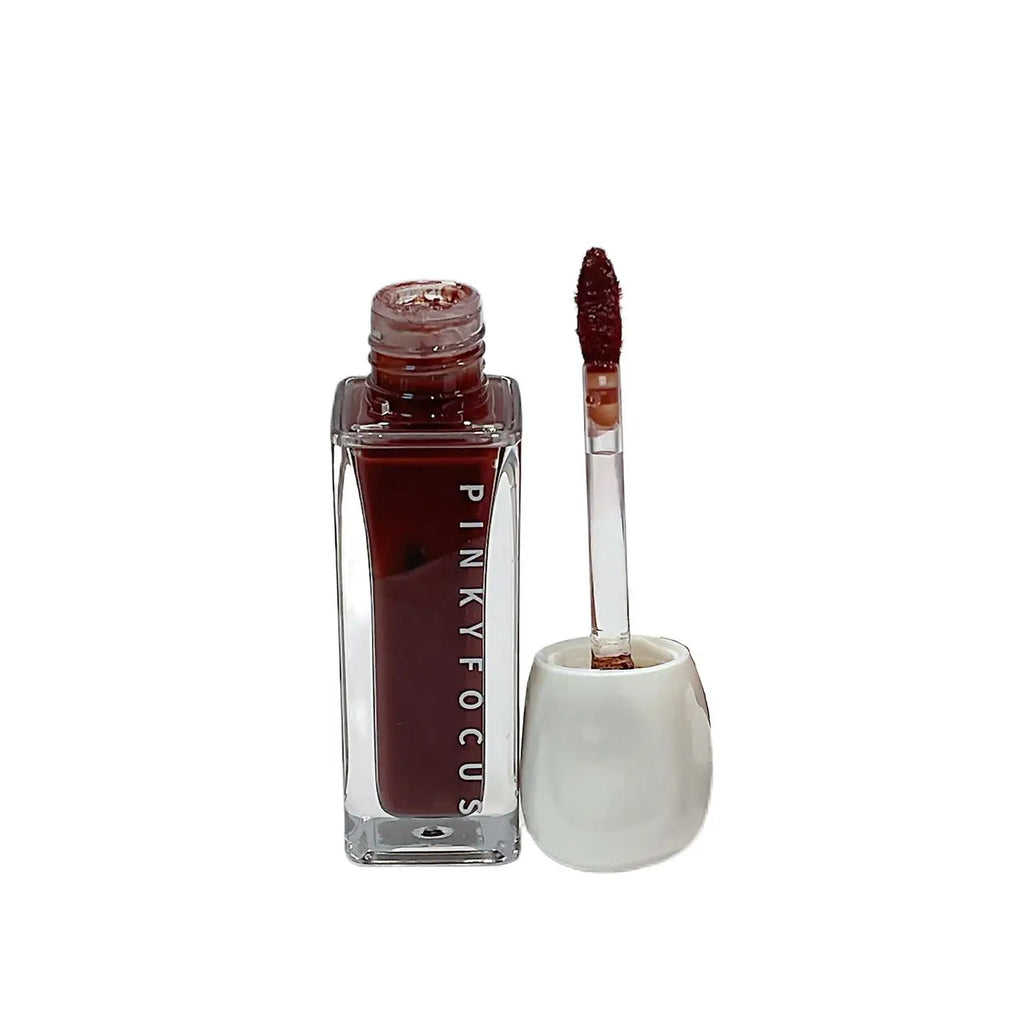 Pinkyfocus Mirror Lip Glaze - Moisturizing, Long-Lasting, Non-Stick Cup, Brightens Skin Tone, Waterproof Lip Gloss Creates Hydrated and Plump Lips, Suitable for All Skin Tones, Holiday Gift