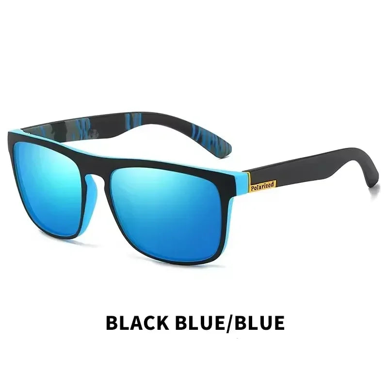 Fashion Sports Sunglasses Polarized UV Protection Personalized Glasses Square Frame Metal Men's And Women's UV400 Eyewear